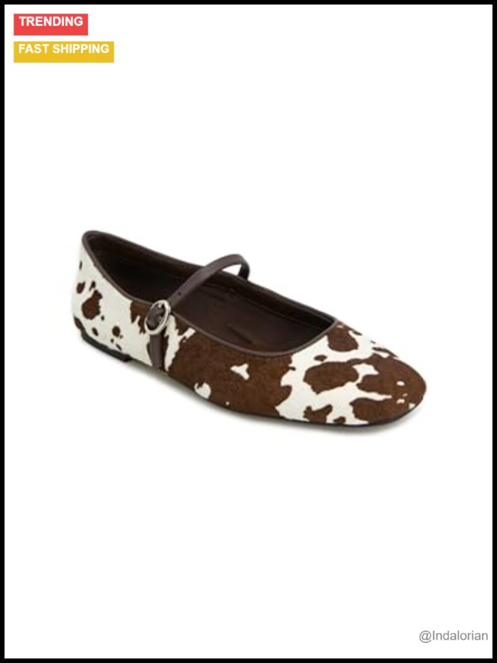 Women's Jasper Flats with Adjustable Strap & Enhanced Cushioning
